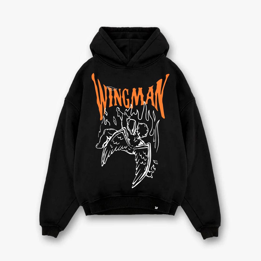 Essential Oversized Hoodie – Black