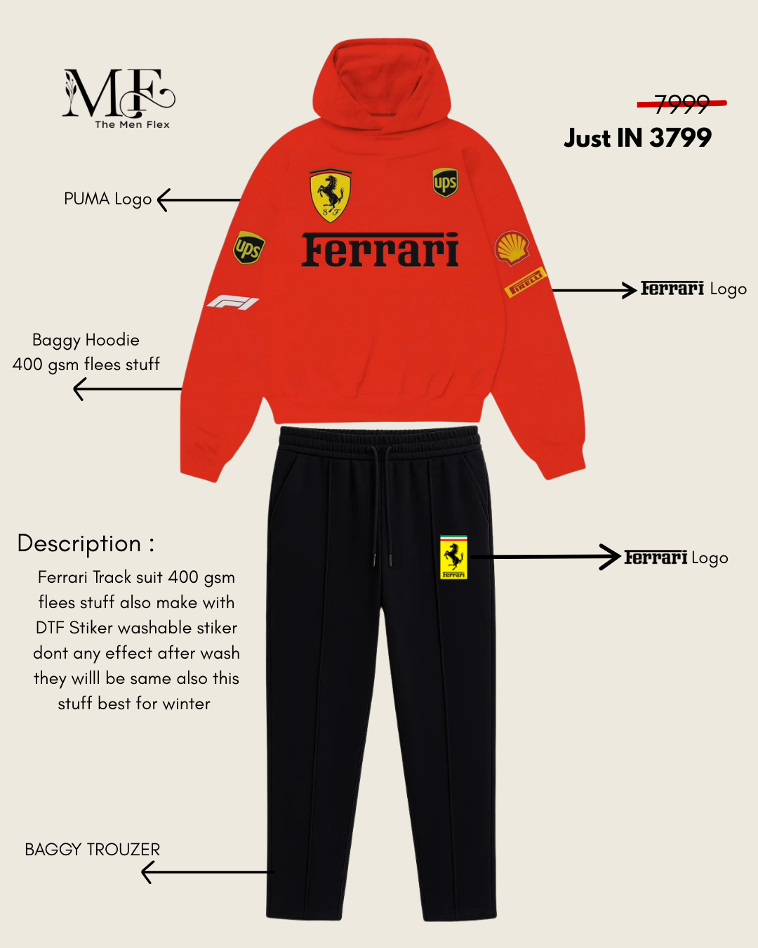 FERRARI TRACK SUIT